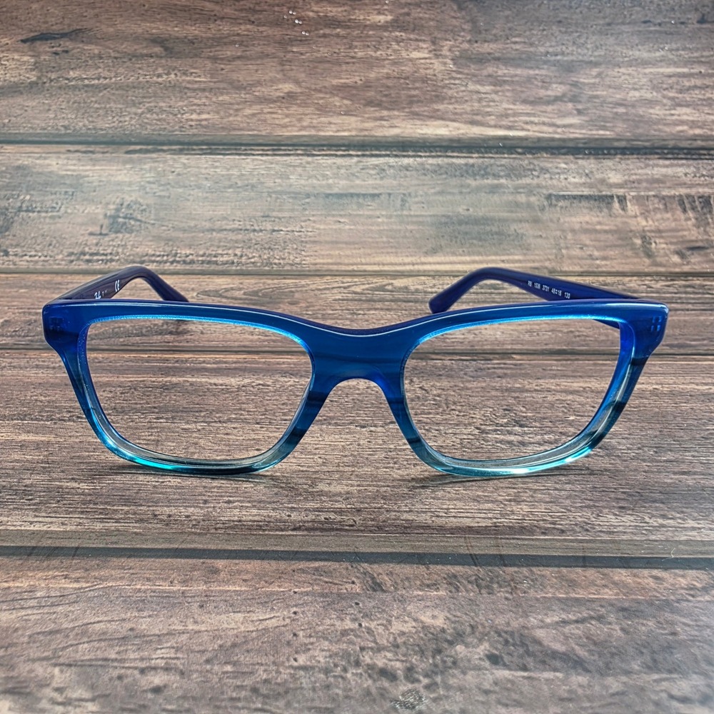 Ray-Ban RB 1536 3731 Blue Gradient Rectangular Eyeglasses Frames 48-16-130